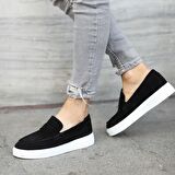 Sail Lakers - Siyah Süet Deri Erkek Günlük Ayakkabı