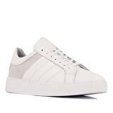 Sail Lakers - Beyaz Deri Bağcıklı Erkek Sneaker