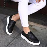 Sail Lakers - Siyah Deri Erkek Günlük Ayakkabı