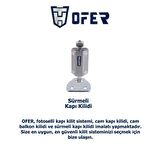 Ofer sürme kapılar için GÜVENLİKLİ emniyet kilidi YENİ TİP