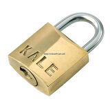 Kale 20 mm prinç sarı asma kilit
