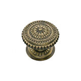 Prinç döküm antik oksit rustik eskitme, ferforje tipi osmanlı tipi kapı topuzu tokmağı HFT06011