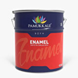 Pamukkale Enamel Sentetik Parlak Boya 15 Kg Metalik Gri