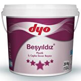 Dyo Beşyıldız Plastik İç Cephe Boyası 20 Kg Beyaz