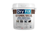 DryFix Bitümer100 2K Bitümlü Çift Komponentli Likit Membran 30 Kg Siyah