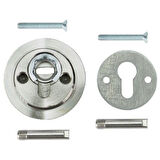 Ekstra Güvenli Ağzı Kapalı M10 Ayarlı Vidalı Saten Kaliteli Çelik Rozet Yeni Tip Kapılar İçin