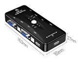 TechTic 4 Port Usb Kvm Switch Çoklayıcı 4pc Tek Monitör Kasa Çoğaltıcı
