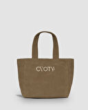 Cloth 1001 Mumlu Kanvas Midi Çanta (JADE BROWN)