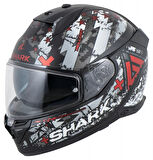 Shark Skwal I3 Hellcat Mat Siyah Beyaz