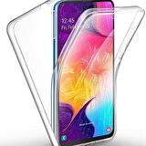 Gpack Samsung Galaxy A31 Kılıf Ön Arka Şeffaf Silikon Koruma