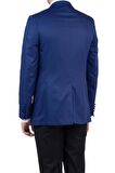 Gabardin Mono Yaka Astarlı Yelekli 6 Drop Slim Fit Dar Kesim Smokin Damatlık 1001190153 Lacivert