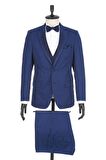 Gabardin Mono Yaka Astarlı Yelekli 6 Drop Slim Fit Dar Kesim Smokin Damatlık 1001190166 Lacivert