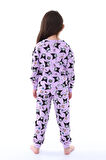 Kuromi Desenli Kız Çocuk Pijama Takımı Lila 3-8 Yaş