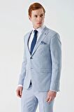 Mavi Örme Kırlangıç Yaka 6 Drop Comfort Fit Rahat Kesim Klasik Takım Elbise 1001240112