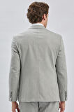 Gri Armürlü Kırlangıç Yaka Astarlı 6 Drop Slim Fit Dar Kesim Takım Elbise 1001240176