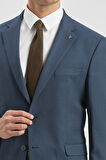 Lacivert Kendinden Mono Yaka 2 Düğme 4 Drop Comfort Fit Classic Takım Elbise 1001240181