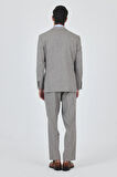 Bej Mono Yaka Esnek 4 Drop Comfort Fit Classic Takım Elbise 1001250159