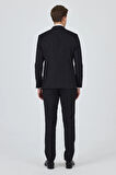 Düz Filafil Mono Yaka Tam Astar Yelekli 6 Drop Slim Fit Takım Elbise 1001250171