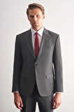 Antrasit Kırlangıç Yaka Tam Astar 6 Drop Slim Fit Takım Elbise 1001255162