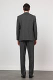 Siyah Mono Yaka 4 Drop Comfort Fit Tam Astar Esnek Takım Elbise 1001260168