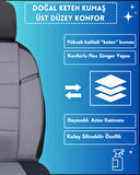 Orqide Mistik Serisi Daihatsu Cuore TAM SET Oto Koltuk Kılıfı