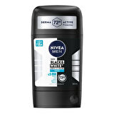 NIVEA MEN Erkek Stick Deodorant Black&White Invisible Fresh 50 Ml, 72 Saat Anti-perspirant