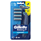 Gillette Sensor3 Plus Comfort H +4 4 ADET
