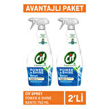 Cif Sprey Power & Shine Banyo 2 x 750 Ml