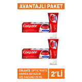 Colgate Optic White Anında Beyazlık Diş Macunu 20 Ml * 2