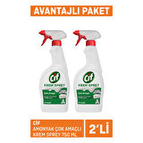 Cif Amonyak Çok Amaçlı Krem Sprey 2 x 750 Ml