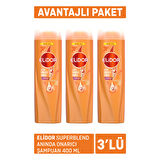 Elidor Superblend Anında Onarıcı Şampuan 3 x 400Ml