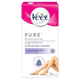 Veet Pure Bacak Ve Vücut Ağda Bandı 20'li 2 ADET