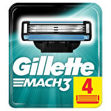 Gillette Mach3 Yedek Tıraş Bıçağı 4 Adet 2 ADET