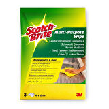 Scotch Brite Renkli Temizlik Bezi 3'lü 2 ADET