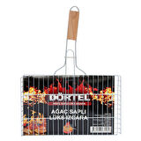 Dörtel Ağaç Saplı Lüks Izgara 23X36cm 2 ADET