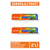 Macromax Buzdolabı Poşeti Büyük Boy 2 x 50'li 2 ADET
