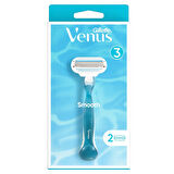 Gillette Venus Smooth Tıraş Makinesi + Yedek Başlık 3 ADET