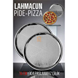 Lahmacun Pizza Pide Pişirme Tepsisi 36 CM 2 li SET