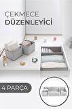 Çekmece Düzenleme Kutu Seti Organizer 4lü Set-Findit