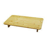 DİKDÖRTGENMİNİ SOFRA MODEL=30X50CM - Y:8CMAYAKLI BAMBU AHŞAP KESİM PANOSU-Findit