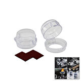 2  PCS OCAK DÜĞME KORUYUCU KAPAK MiKA KRİSTAL-Findit
