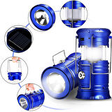 Güneş Enerjili Açılır Kapanır Kamp Lambası-Findit