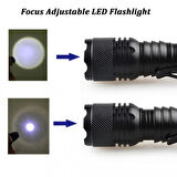 Şarjlı Mini Led El Feneri Cree Led 500 Lumens-Findit