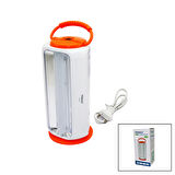 ÜÇGEN DİKEY MODEL EL FENERİ LAMBA 3 PARÇA  TUBE TÜP LED - 54SMD FİŞ ŞARJLI - PO WERBANK - SOLAR GİRİŞ SOKETLİ-Findit