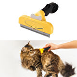 Kedi ve Köpekler İçin Kısa Tüylü Köpek Tarağı Tüy Toplayıcı Tarak Large-Findit