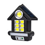SOLARLI KUMANDALI 81 LEDLİ SENSÖRLÜ KAPI AYDINLATMASI CL-S180-Findit
