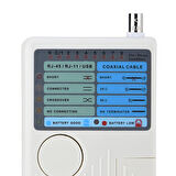 RJ11+RJ45+USB+BNC KABLO TEST CİHAZI-Findit