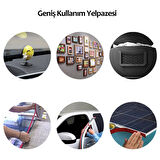2 Metre Güçlü Yapışkanlı Çift Taraflı Slikon Pratik Şeffaf Bant-Findit