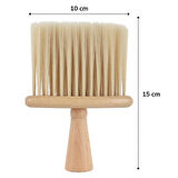 Araba İçin Ahşap Saplı Yumuşak Kıl Fırça Detaylı Toz Alma Temizleme Fırçası-Findit