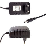 18 VOLT - 1 AMPER 3.5*1.35 UÇLU PLASTİK KASA PRİZ TİPİ ADAPTÖR-Findit